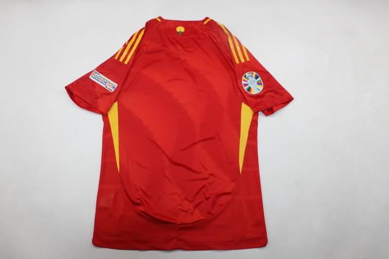 Thailand Quality(AAA) 2024 Spain EURO Final Home Soccer Jersey (Player)