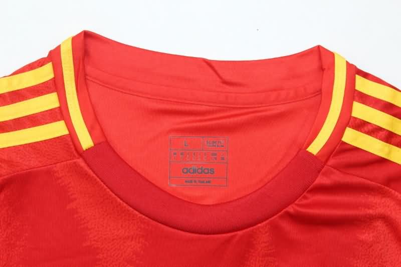 Thailand Quality(AAA) 2024 Spain Home Women Soccer Jersey