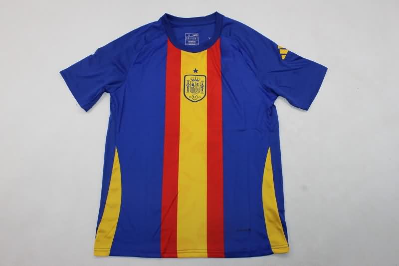 Thailand Quality(AAA) 2024 Spain Training Soccer Jersey 02