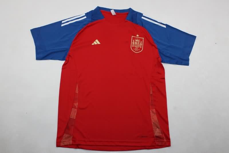 Thailand Quality(AAA) 2024 Spain Training Soccer Jersey 03