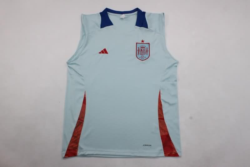 Thailand Quality(AAA) 2024 Spain Training Vest Soccer Jersey