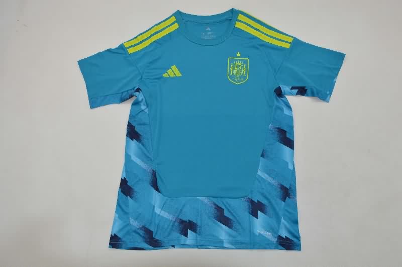 Thailand Quality(AAA) 2026 Spain World Cup Goalkeeper Blue Soccer Jersey Thailand Quality(AAA) 2026 Spain World Cup Goalkeeper Blue Soccer Jersey