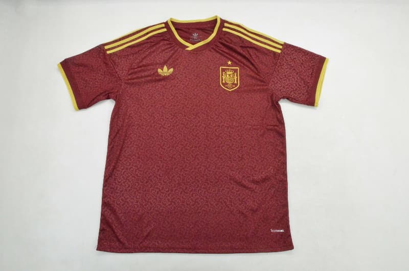 Thailand Quality(AAA) 2026 Spain Red Soccer Jersey 02 Thailand Quality(AAA) 2026 Spain Red Soccer Jersey 02