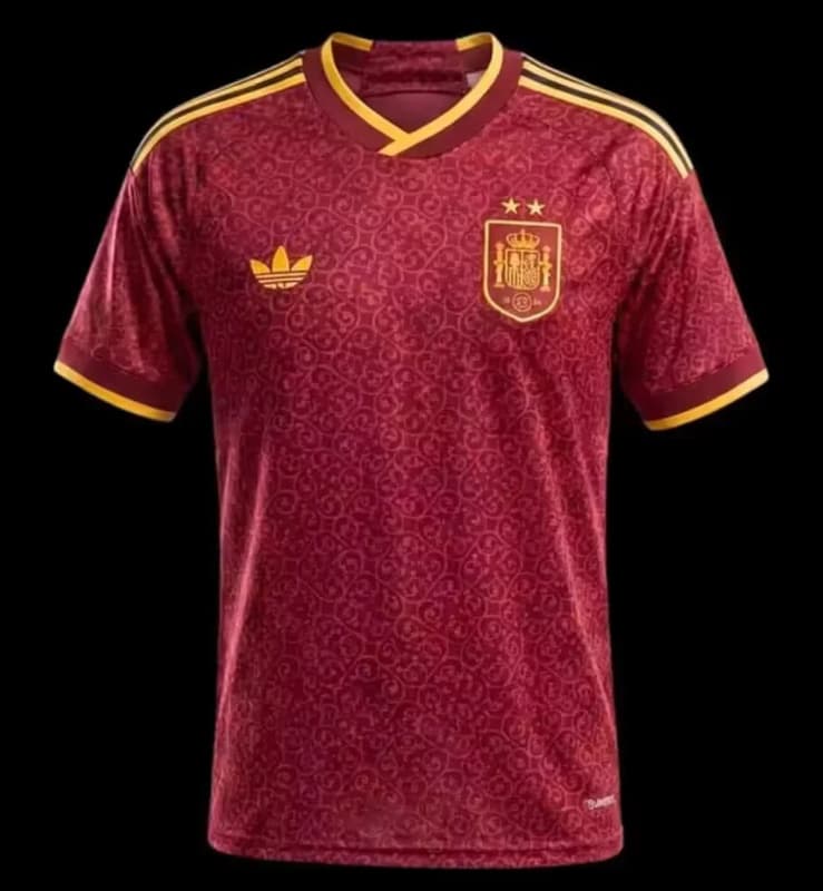 AAA Quality Spain 2026 Red Soccer Jersey 2 Stars AAA Quality Spain 2026 Red Soccer Jersey 2 Stars
