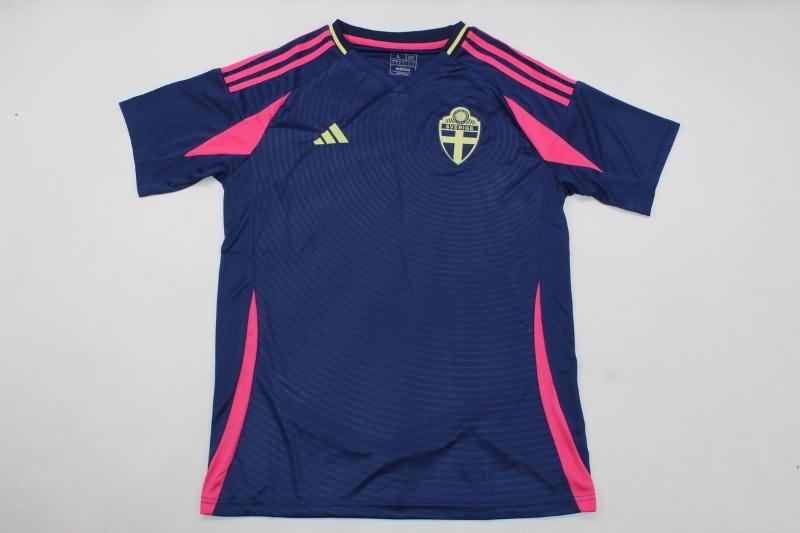Thailand Quality(AAA) 2024 Sweden Away Soccer Jersey