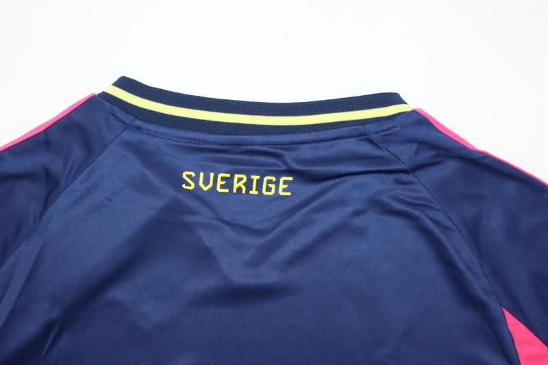 Thailand Quality(AAA) 2024 Sweden Away Soccer Jersey