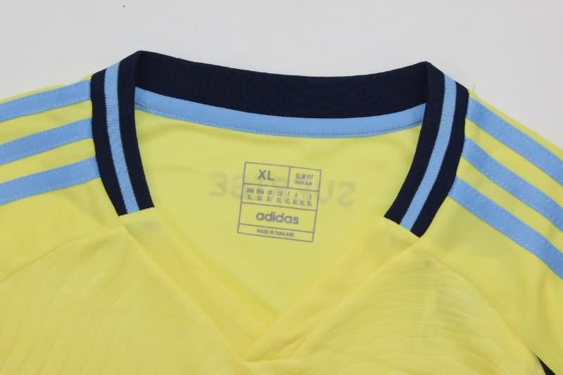 Thailand Quality(AAA) 2024 Sweden Home Soccer Jersey