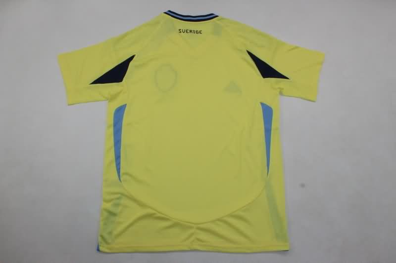 Thailand Quality(AAA) 2024 Sweden Home Soccer Jersey