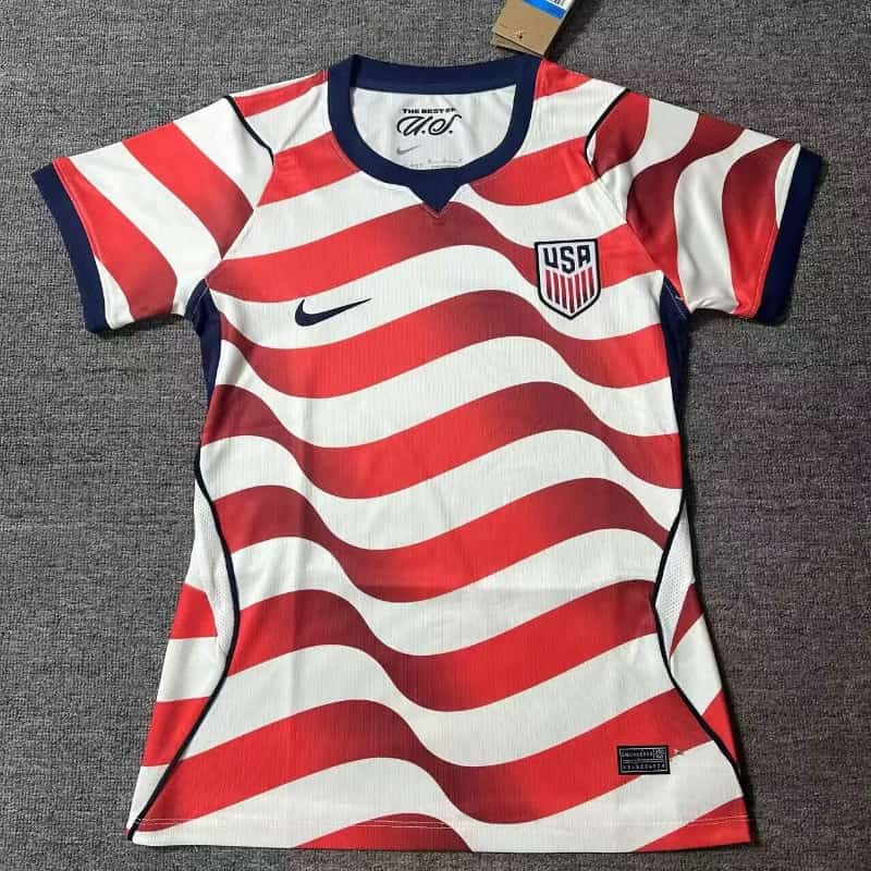 Thailand Quality(AAA) 2026 USA Home Women Soccer Jersey Thailand Quality(AAA) 2026 USA Home Women Soccer Jersey