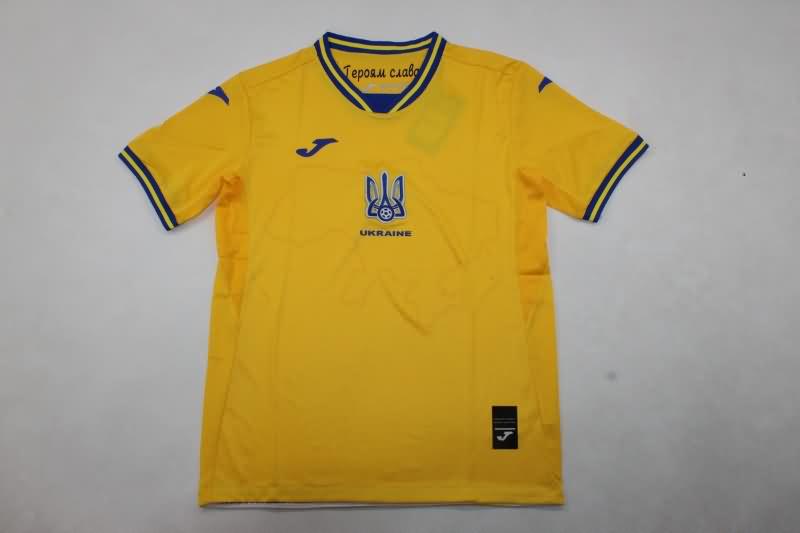 Thailand Quality(AAA) 2024 Ukraine Home Soccer Jersey