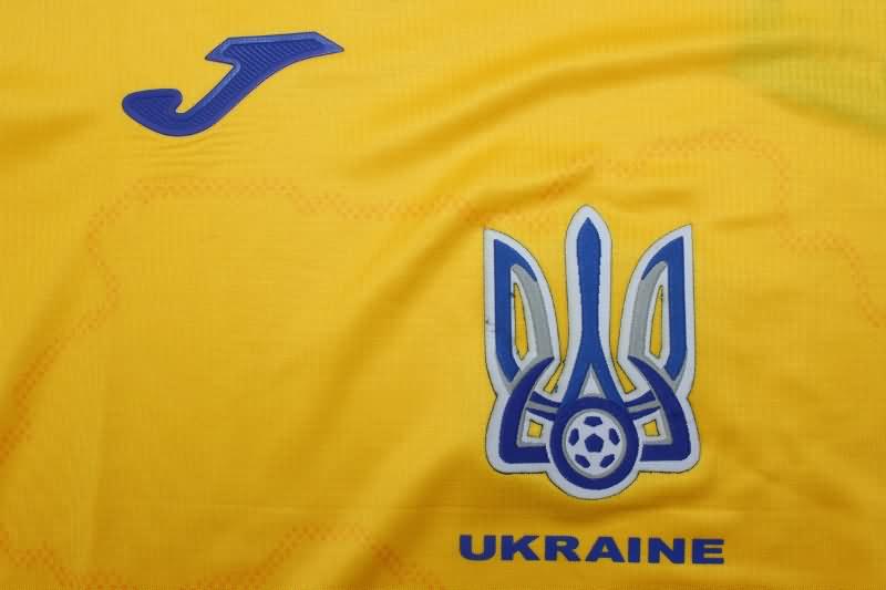 Thailand Quality(AAA) 2024 Ukraine Home Soccer Jersey