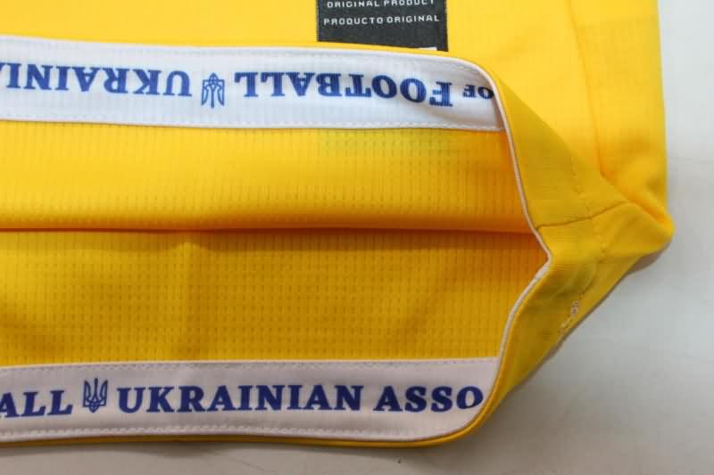 Thailand Quality(AAA) 2024 Ukraine Home Soccer Jersey