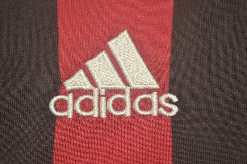 Thailand Quality(AAA) 2009/10 AC Milan Home Retro Soccer Jersey(L/S)