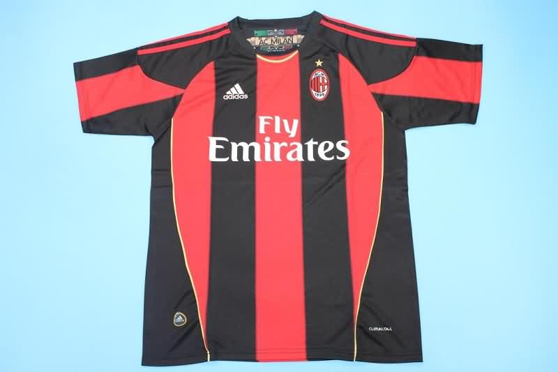Thailand Quality(AAA) 2010/11 AC Milan Home Retro Soccer Jersey