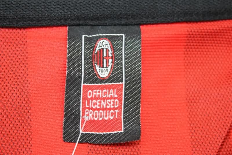 Thailand Quality(AAA) 1963 AC Milan Home Retro Soccer Jersey