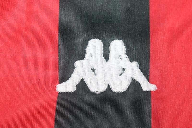 Thailand Quality(AAA) 1988/89 AC Milan Home Long Sleeve Retro Soccer Jersey