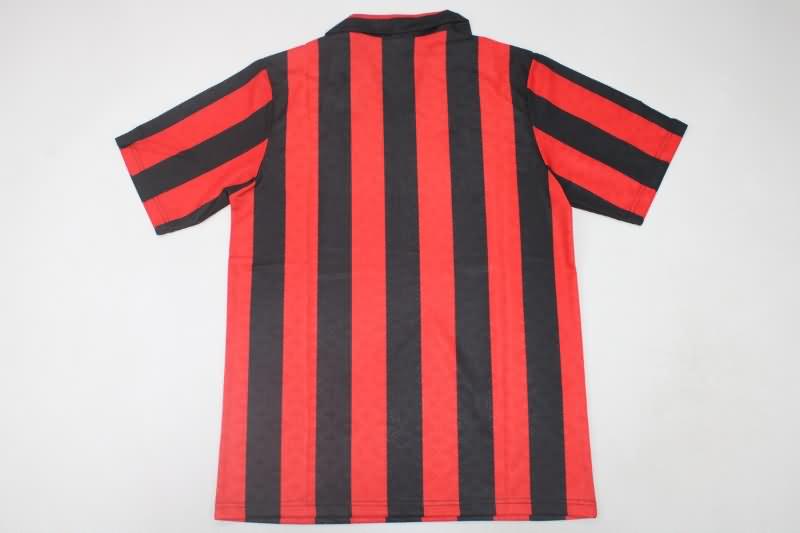 Thailand Quality(AAA) 1989/90 AC Milan Home Retro Soccer Jersey