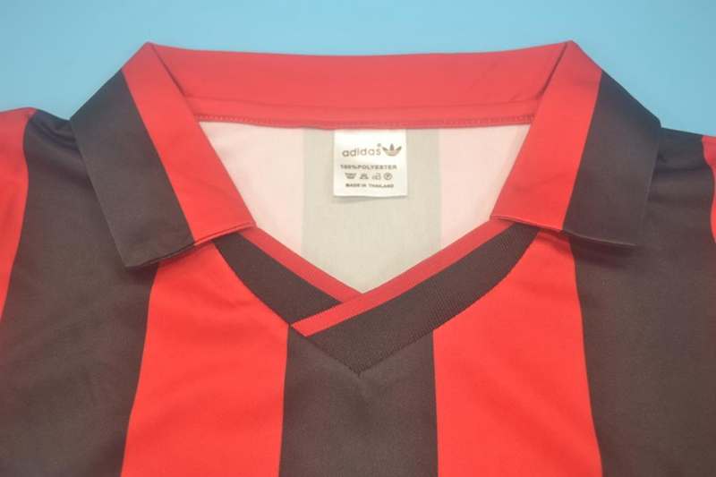 Thailand Quality(AAA) 1991/92 AC Milan Home Retro Soccer Jersey