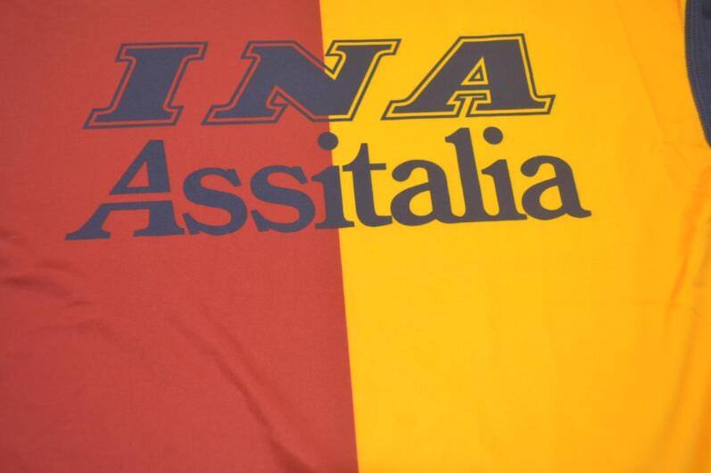 Thailand Quality(AAA) 2001/02 AS Roma Home Retro Soccer Jersey