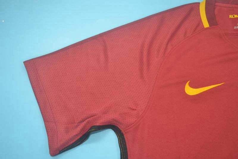 Thailand Quality(AAA) 2017/18 AS Roma Home Retro Soccer Jersey