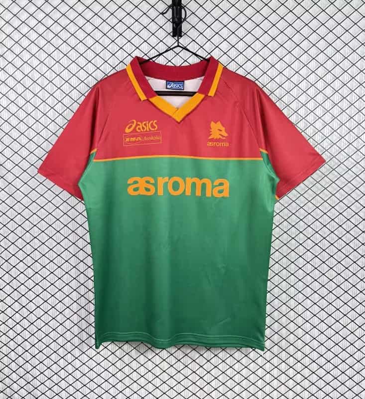 Thailand Quality(AAA) 1995/96 AS Roma Training Retro Soccer Jersey Thailand Quality(AAA) 1995/96 AS Roma Training Retro Soccer Jersey