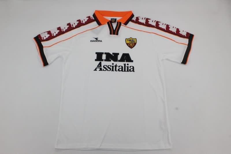 Thailand Quality(AAA) 1998/99 AS Roma Away Retro Soccer Jersey