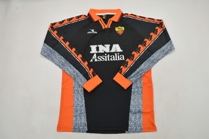 Thailand Quality(AAA) 1998/99 AS Roma Third Long Sleeve Retro Soccer Jersey Thailand Quality(AAA) 1998/99 AS Roma Third Long Sleeve Retro Soccer Jersey