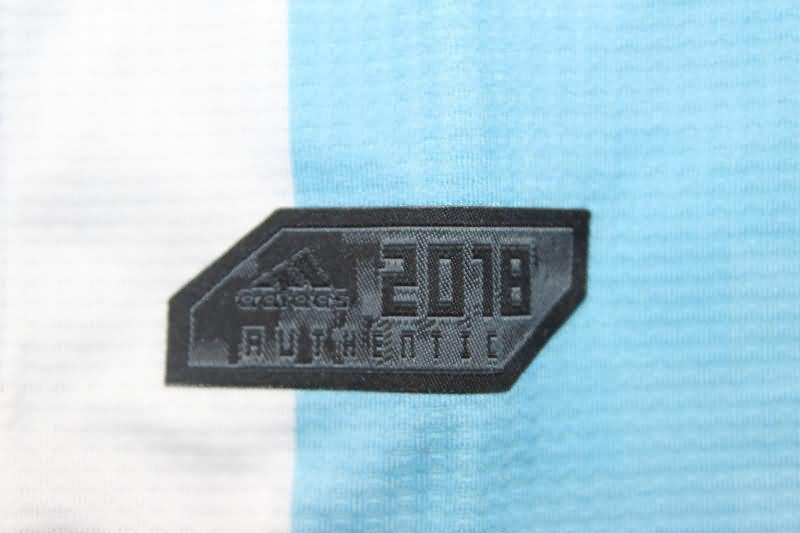 Thailand Quality(AAA) 2018/19 Argentina Home Retro Soccer Jersey (Player)