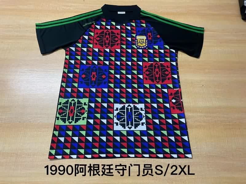 Thailand Quality(AAA) 1990 Argentina Goalkeeper Retro Soccer Jersey Thailand Quality(AAA) 1990 Argentina Goalkeeper Retro Soccer Jersey