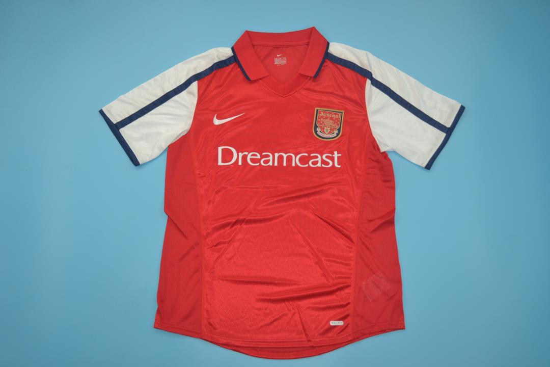 Thailand Quality(AAA) 2000/01 Arsenal Home Retro Soccer Jersey