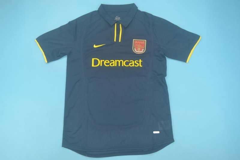 Thailand Quality(AAA) 2000/02 Arsenal Away Retro Soccer Jersey