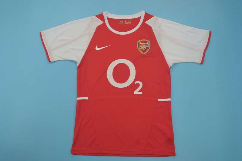 Thailand Quality(AAA) 2002/04 Arsenal Home Retro Soccer Jersey