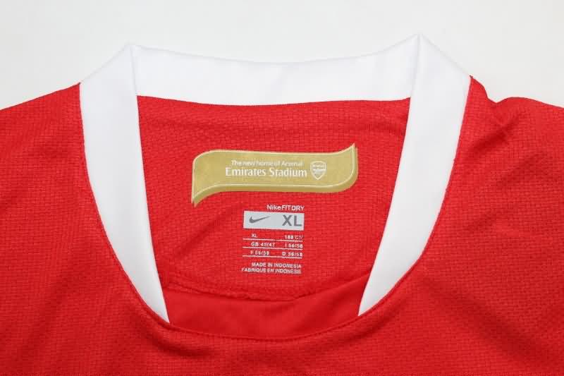 Thailand Quality(AAA) 2006/07 Arsenal Home Long Sleeve Retro Soccer Jersey