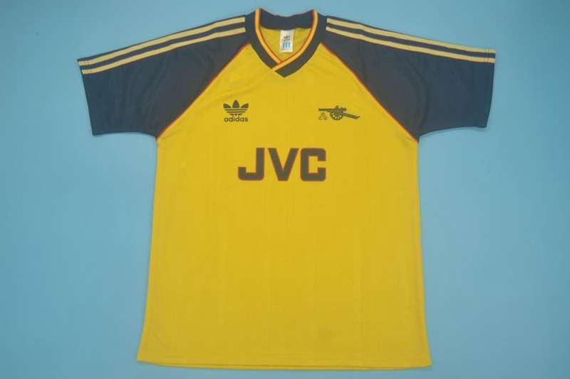 Thailand Quality(AAA) 1988/90 Arsenal Away Retro Soccer Jersey