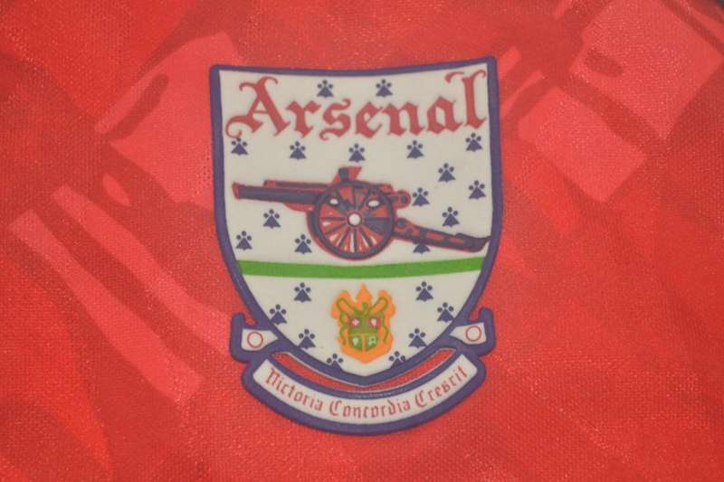 Thailand Quality(AAA) 1990/92 Arsenal Home Retro Soccer Jersey