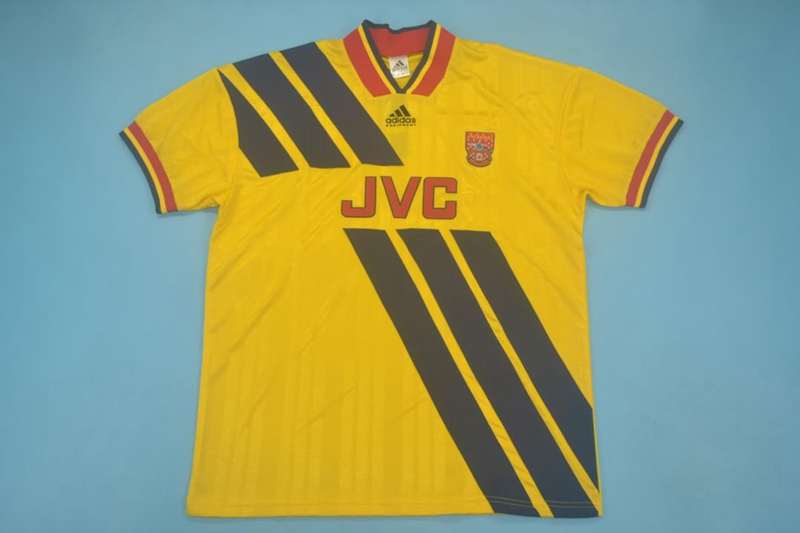 Thailand Quality(AAA) 1993/94 Arsenal Away Retro Soccer Jersey