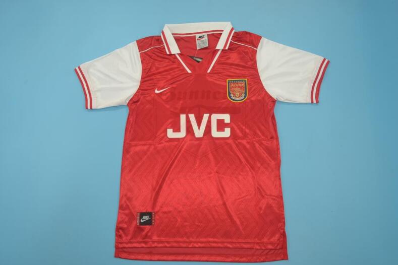 Thailand Quality(AAA) 1996/98 Arsenal Home Retro Soccer Jersey