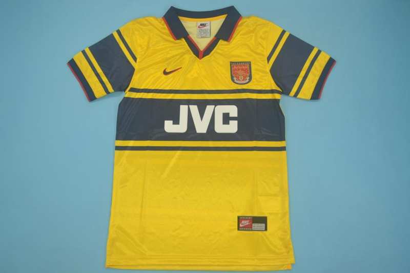 Thailand Quality(AAA) 1997/99 Arsenal Away Retro Soccer Jersey