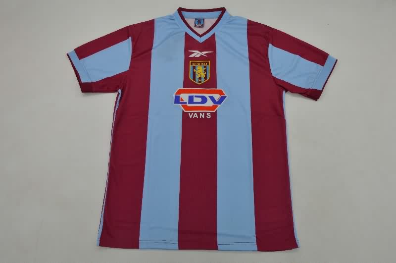 Thailand Quality(AAA) 1999/00 Aston Villa Home Retro Soccer Jersey Thailand Quality(AAA) 1999/00 Aston Villa Home Retro Soccer Jersey