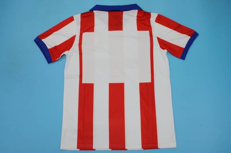 Thailand Quality(AAA) 2014/15 Atletico Madrid Home Retro Soccer Jersey