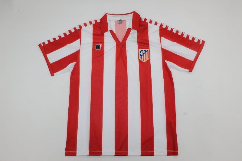 Thailand Quality(AAA) 1982/83 Atletico Madrid Home Retro Soccer Jersey Thailand Quality(AAA) 1982/83 Atletico Madrid Home Retro Soccer Jersey