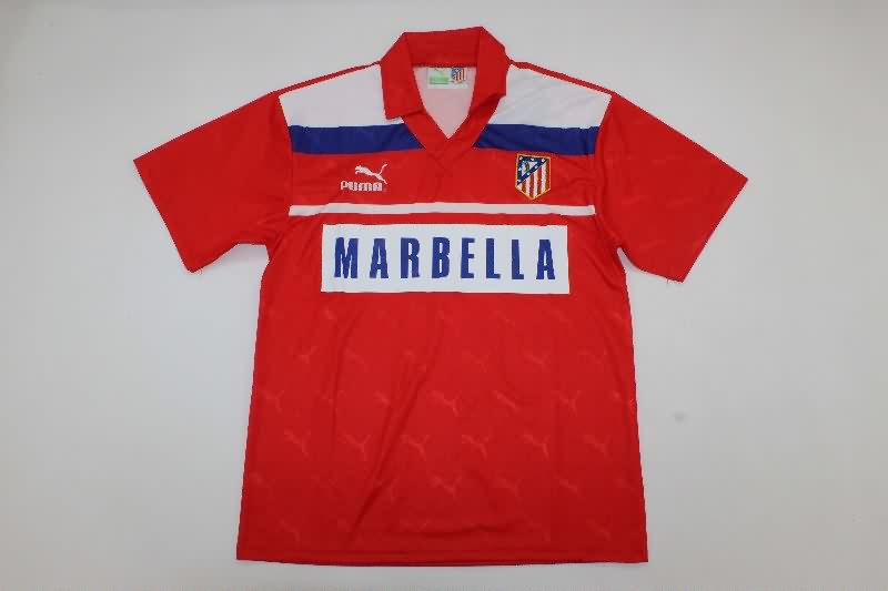 Thailand Quality(AAA) 1990/93 Atletico Madrid Away Retro Soccer Jersey Thailand Quality(AAA) 1990/93 Atletico Madrid Away Retro Soccer Jersey
