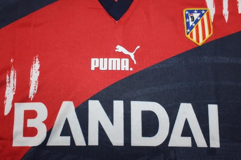 Thailand Quality(AAA) 1996/97 Atletico Madrid Away Retro Soccer Jersey