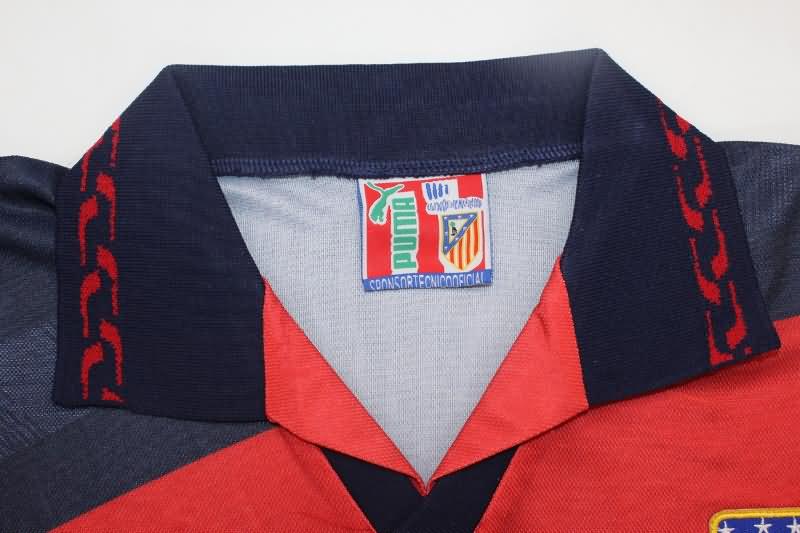 Thailand Quality(AAA) 1996/97 Atletico Madrid Away Retro Soccer Jersey