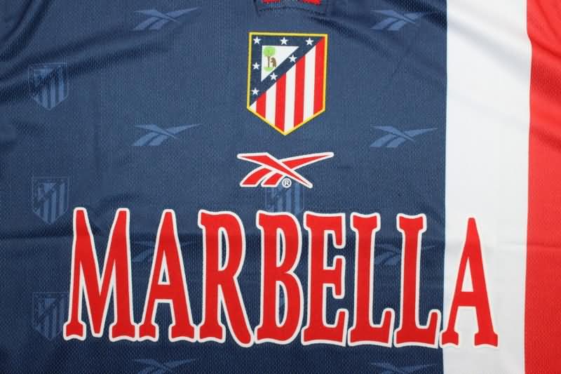 Thailand Quality(AAA) 1998/99 Atletico Madrid Away Retro Soccer Jersey