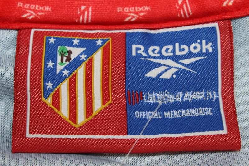 Thailand Quality(AAA) 1998/99 Atletico Madrid Away Retro Soccer Jersey