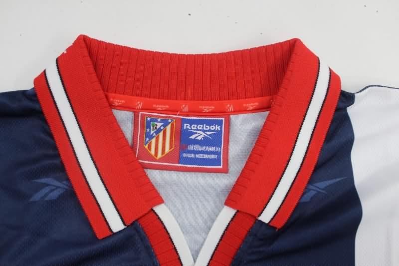 Thailand Quality(AAA) 1998/99 Atletico Madrid Away Retro Soccer Jersey