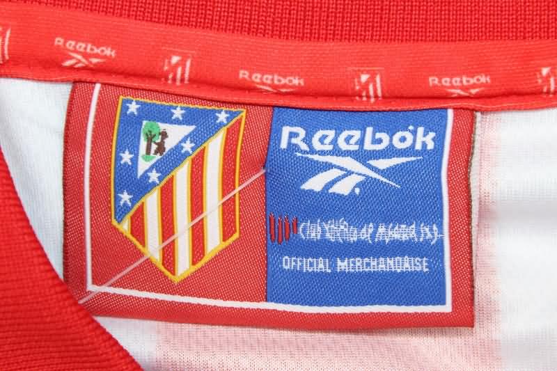 Thailand Quality(AAA) 1998/99 Atletico Madrid Home Retro Soccer Jersey