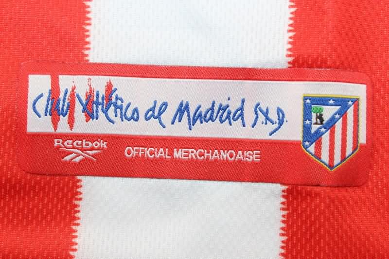 Thailand Quality(AAA) 1998/99 Atletico Madrid Home Retro Soccer Jersey