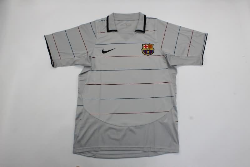 Thailand Quality(AAA) 2003/04 Barcelona Away Retro Soccer Jersey